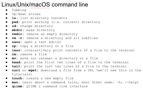 Linux commands